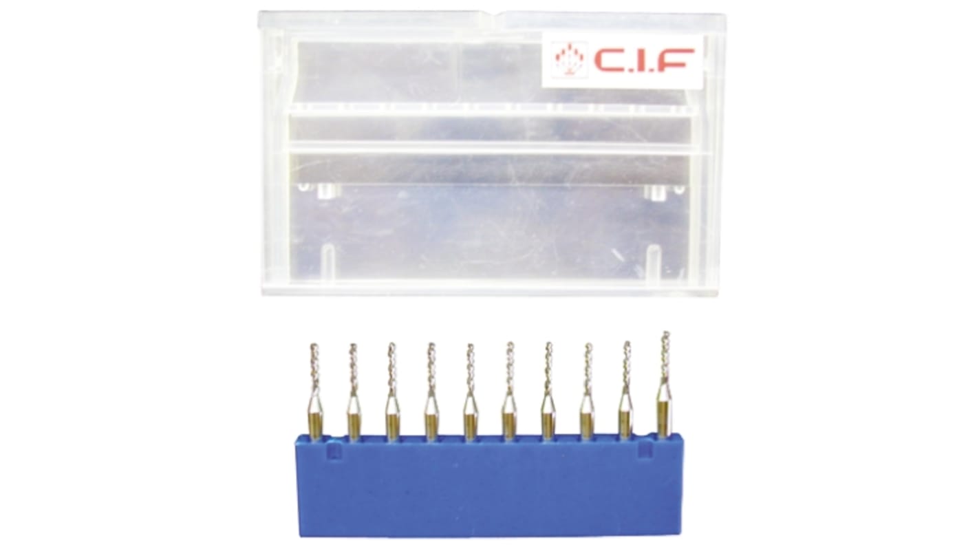 CIF Carbide PCB Drill Bit, 1.3mm Diameter