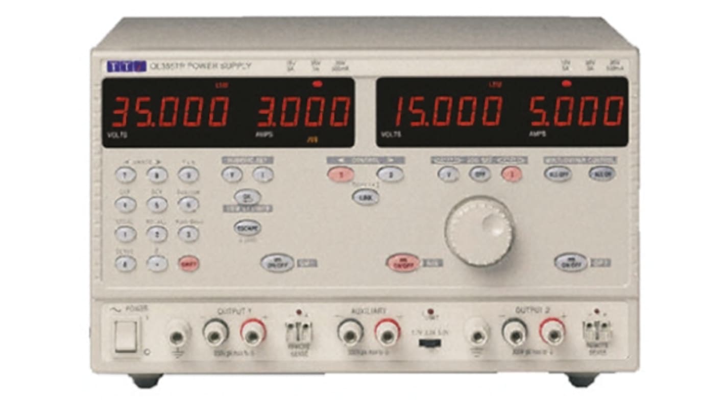 Zasilacz laboratoryjny 6 V, 25 V, 56 V 2 A, 3 A, 4 A Aim-TTi 242W Programowalny zasilacz DC