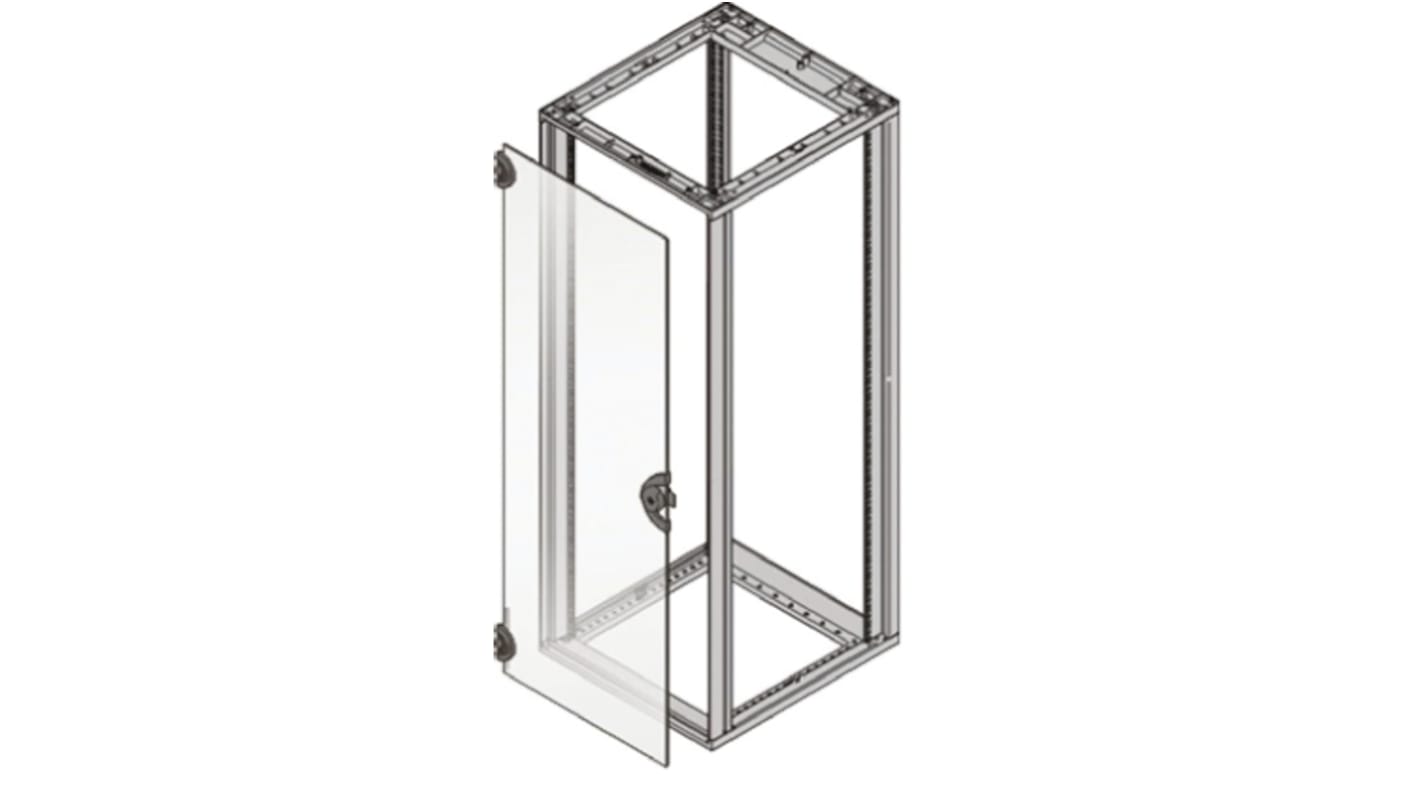 nVent SCHROFF Glas Schranktür 25U