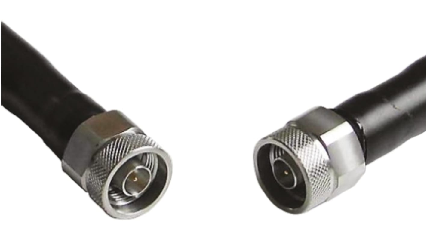 Amphenol RF Male N Type to Male N Type, 1.5m, Terminated50 Ω