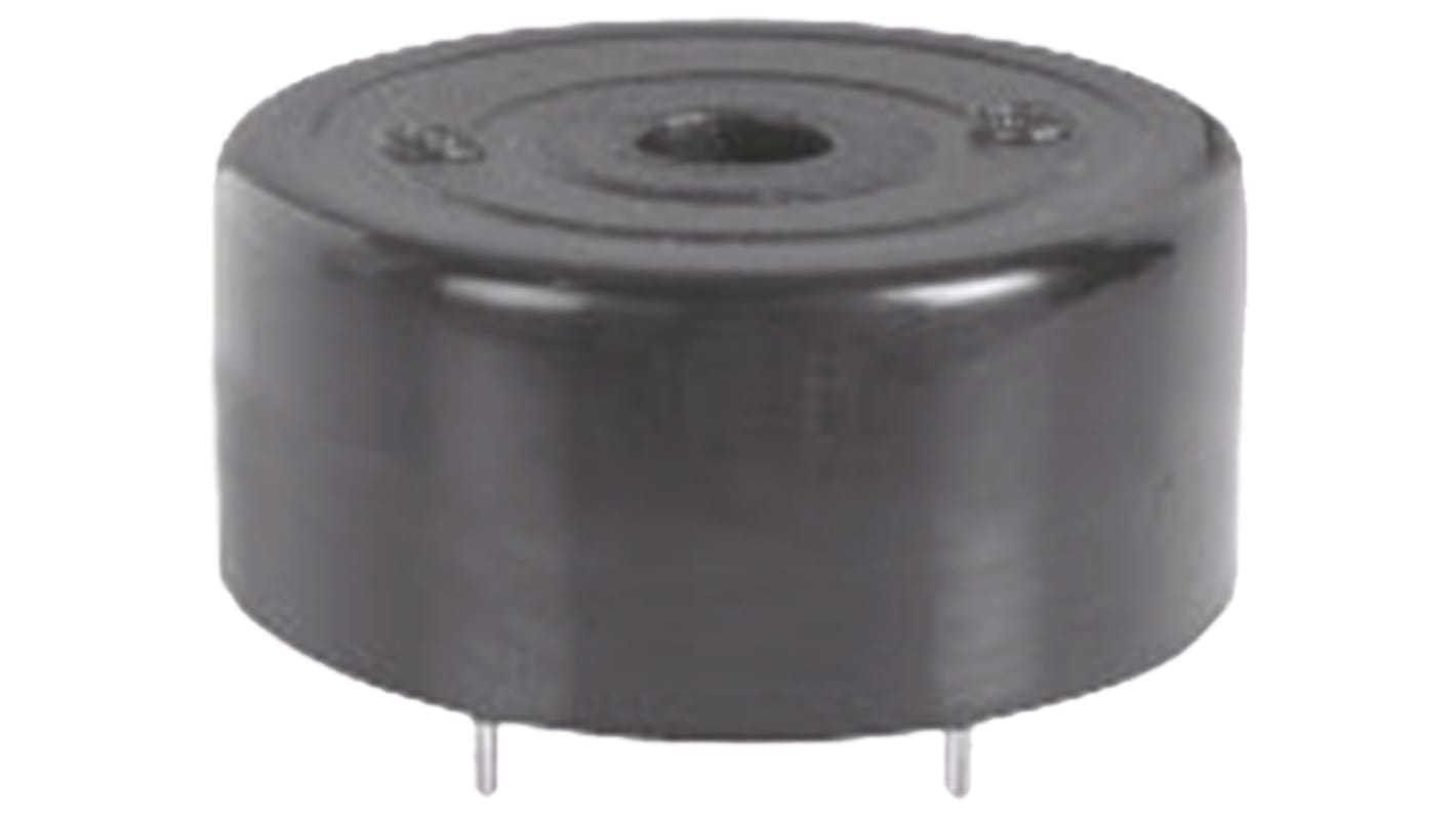 RS PRO 87dB Through Hole Continuous Internal Piezo Buzzer, 3V dc Min, 28V dc Max