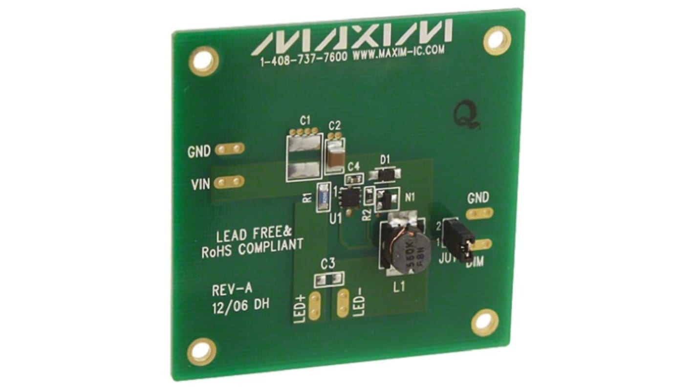 Maxim Integrated MAX16820EVKIT+, LED Controller Evaluation Board for MAX16820
