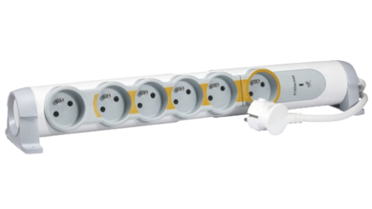 Legrand 1.5m 6 Socket Type E - French Extension Lead