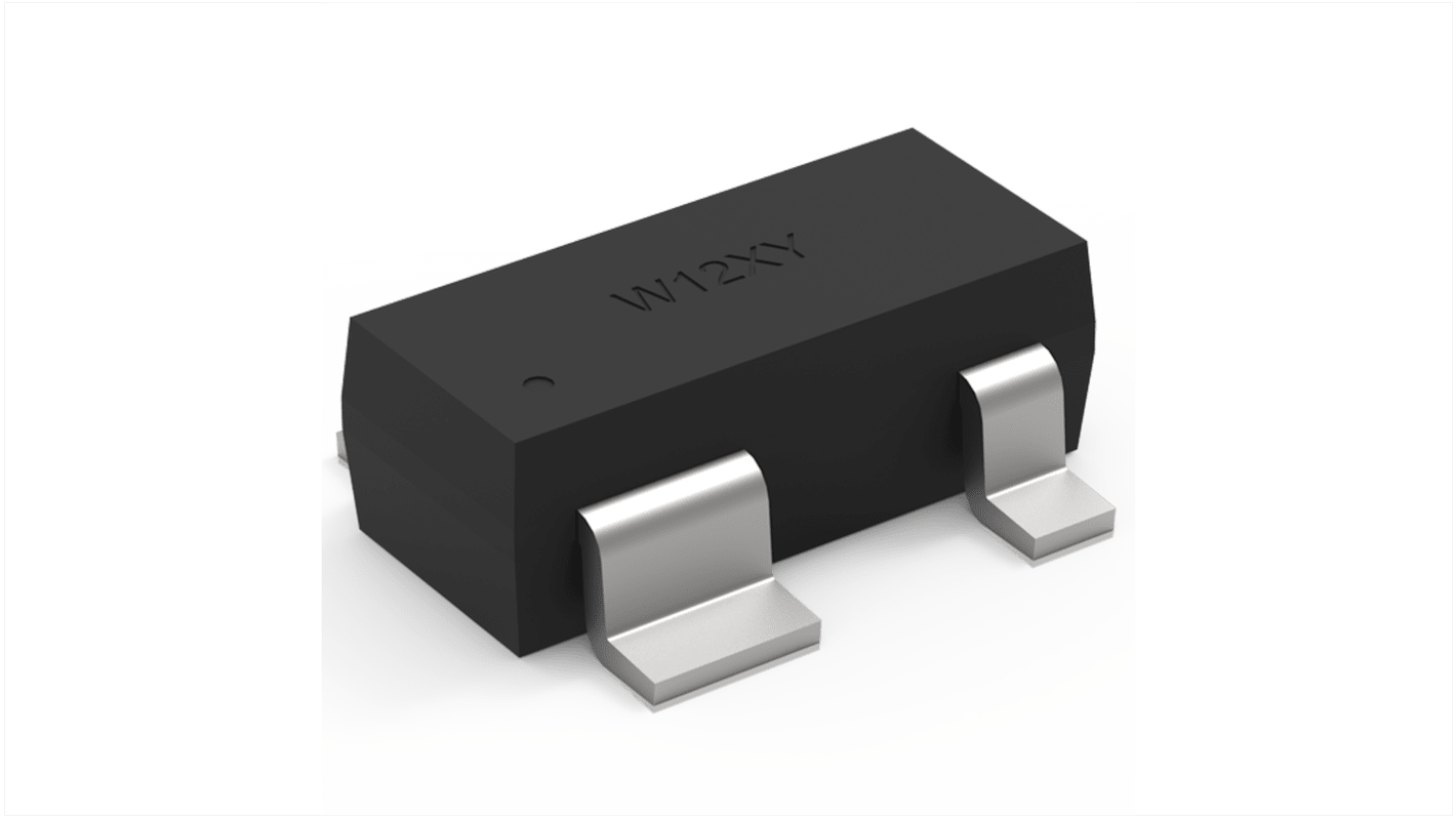Array diodi TVS Wurth Elektronik, Unidirezionale, , SMD, bloccaggio 9V, breakdown 6V, SOT-143