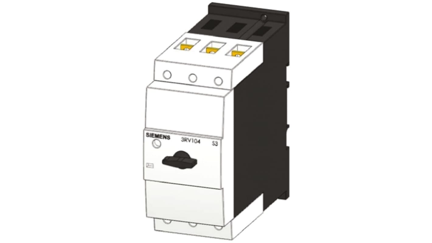 Siemens Sirius Innovation 690 V ac/dc Motor Protection Circuit Breaker - 3P Channels, 63 A, 100 kA