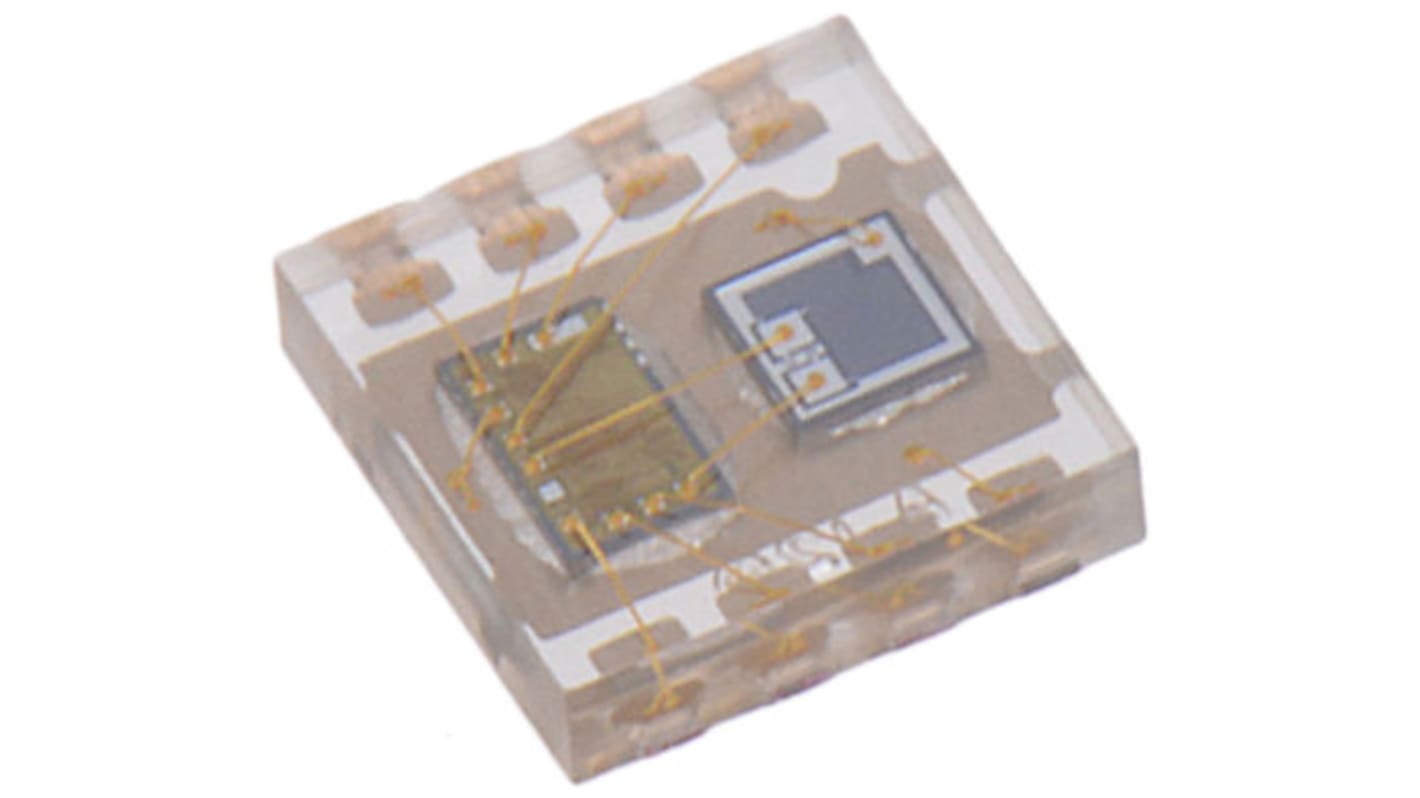Detector de proximidad óptico Silicon Labs Si1102-A-GMR, 8 pines, ODFN-8, Detector de proximidad óptico, 500mm,