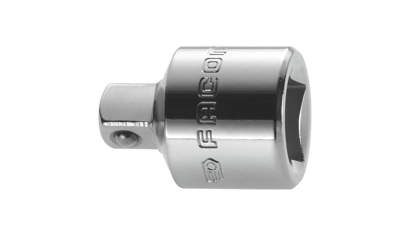 Facom J.230 1/4 Zoll Vierkant Koppler Koppler, Stahl, Länge 24.5 mm