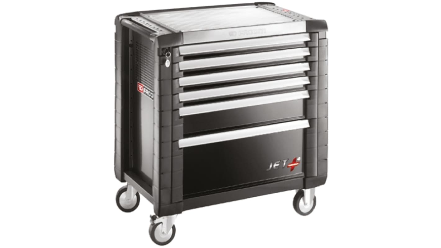 Facom 6 Drawer Steel Wheeled Tool Chest