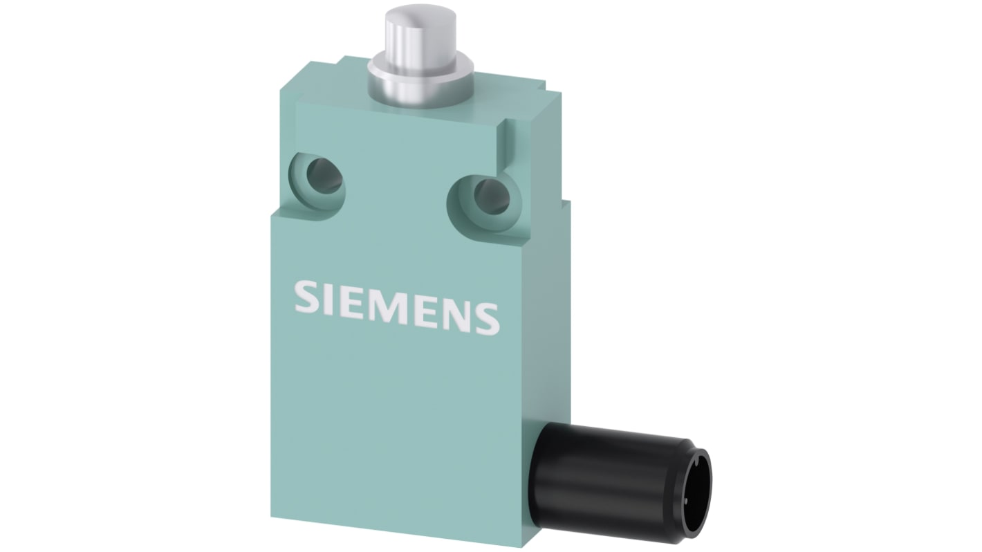 Siemens 圆形柱塞式行程开关, M12接口, 常开/常闭, 3SE5系列