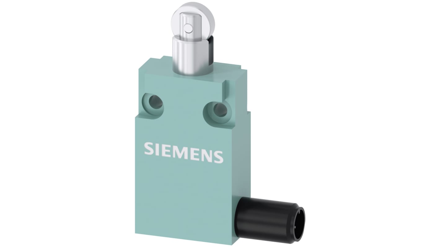 Interruttore di fine corsa Siemens, Tasto a rotella, NO/NC