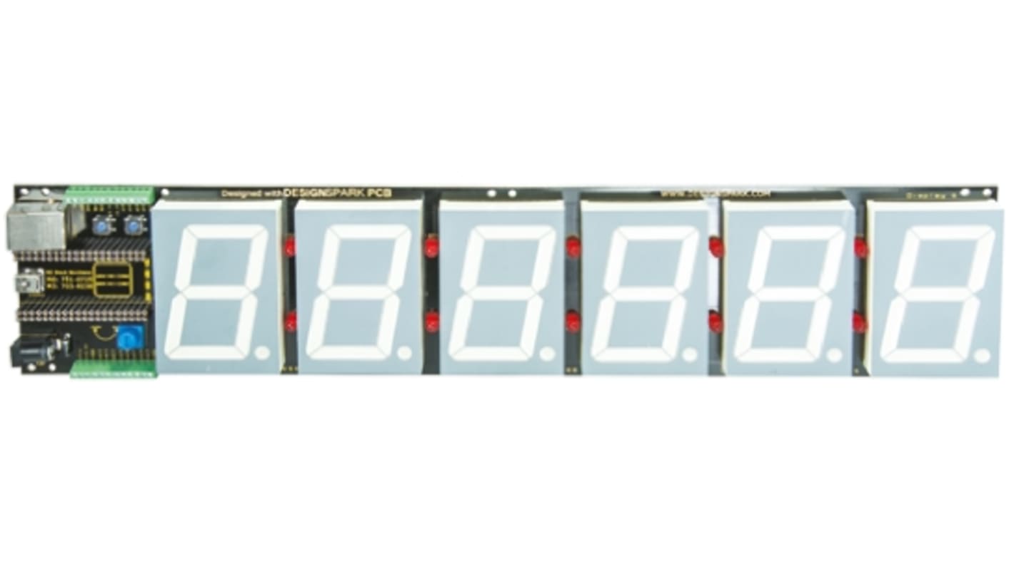 RS PRO mbed Synergy Display Board 7 Segment Display Demonstration Board With PCA9635