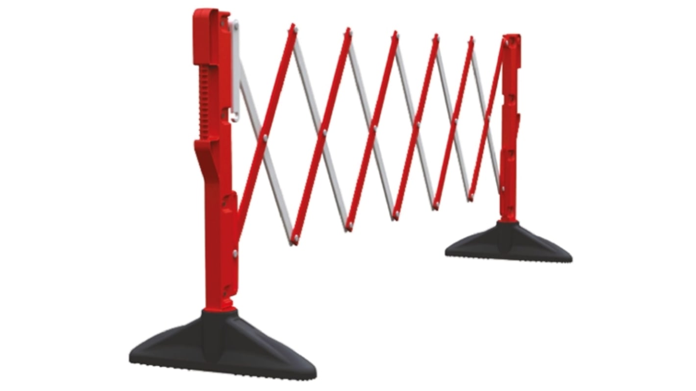 Barrera plegable JSP, Blanco, alt. 1 m, ancho 3.1m