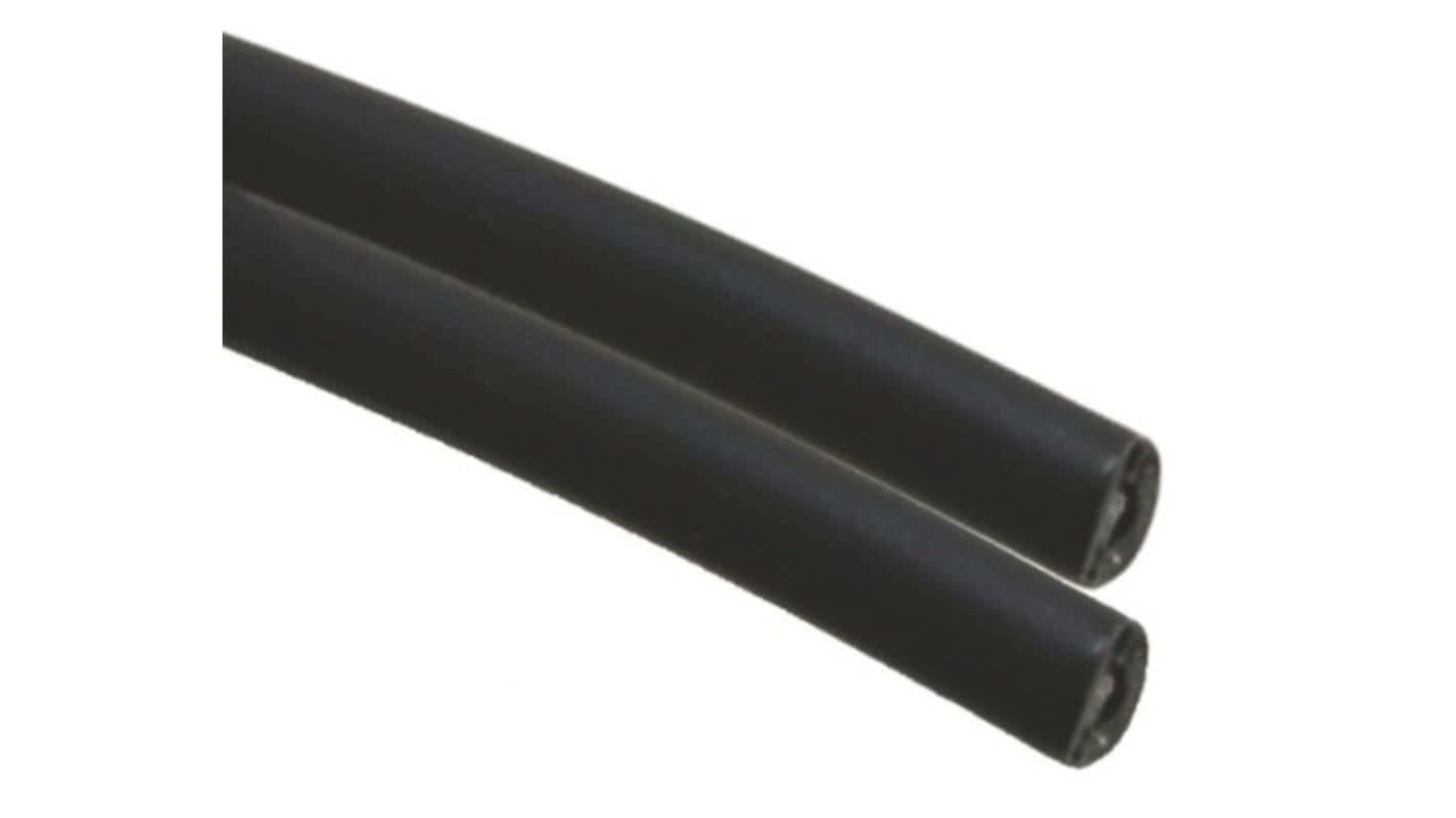 Broadcom Duplex Single Mode Fibre Optic Cable, 1.06mm, Black, 500m