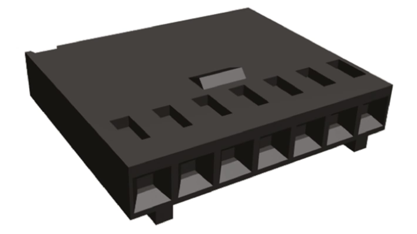 TE Connectivity, AMPMODU MOD IV Female Connector Housing, 2.54mm Pitch, 7 Way, 1 Row