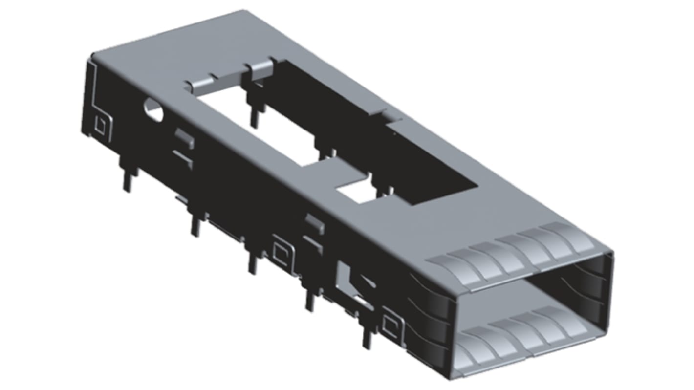 TE Connectivity QSFP+ Cage Assembly, 1888617-1