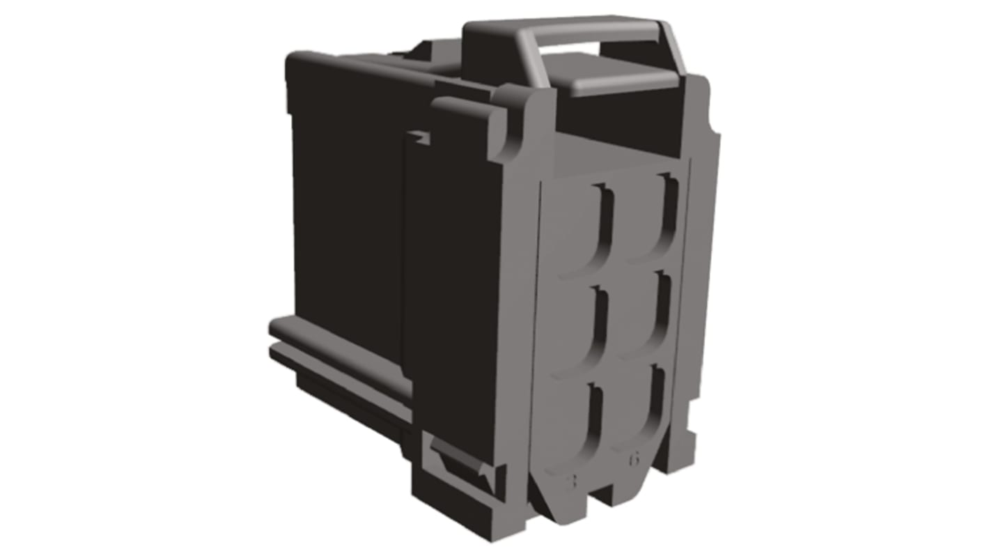 TE Connectivity, AMP MCP 2.8 Female Automotive Connector, 5mm Pitch, 6 Way, 3 Row