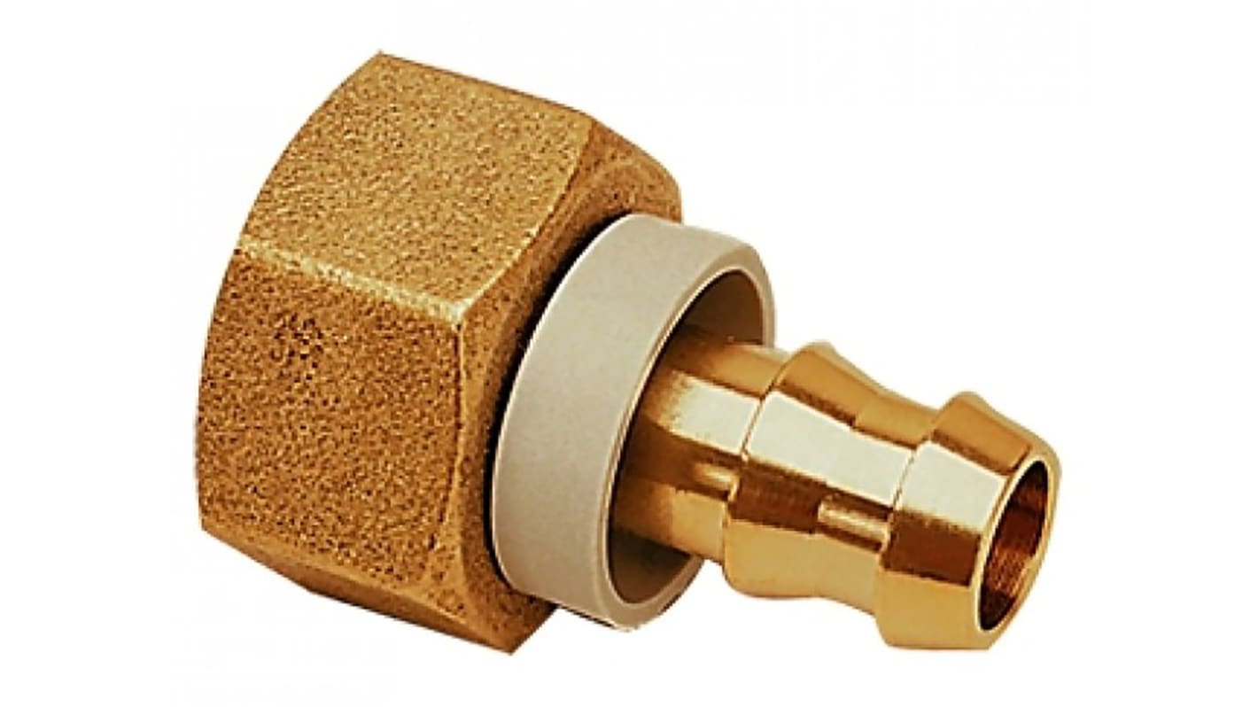 Legris Brass Pipe Fitting, Straight Compression Tailpiece Adapter, Female Metric M22 to Male 22mm