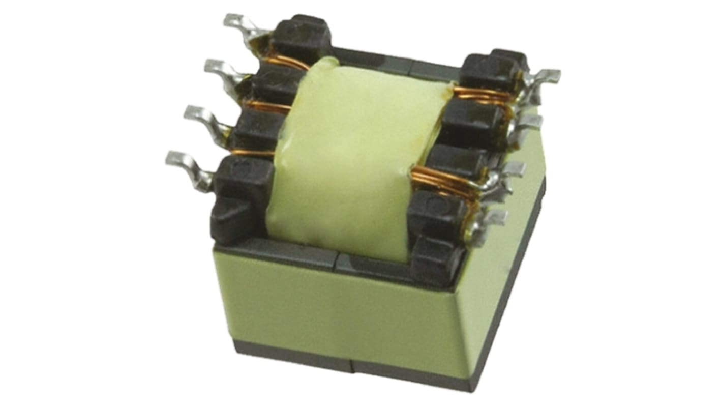 Wurth Elektronik Surface Mount Pulse Transformer 3:1 Turns Ratio, 50μH Prim. Inductance, 0.175Ω Prim. Resistance