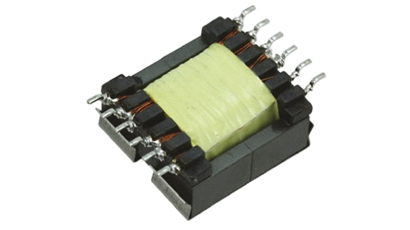 Wurth Elektronik Surface Mount Pulse Transformer 3:1 Turns Ratio, 6μH Prim. Inductance, 0.02Ω Prim. Resistance