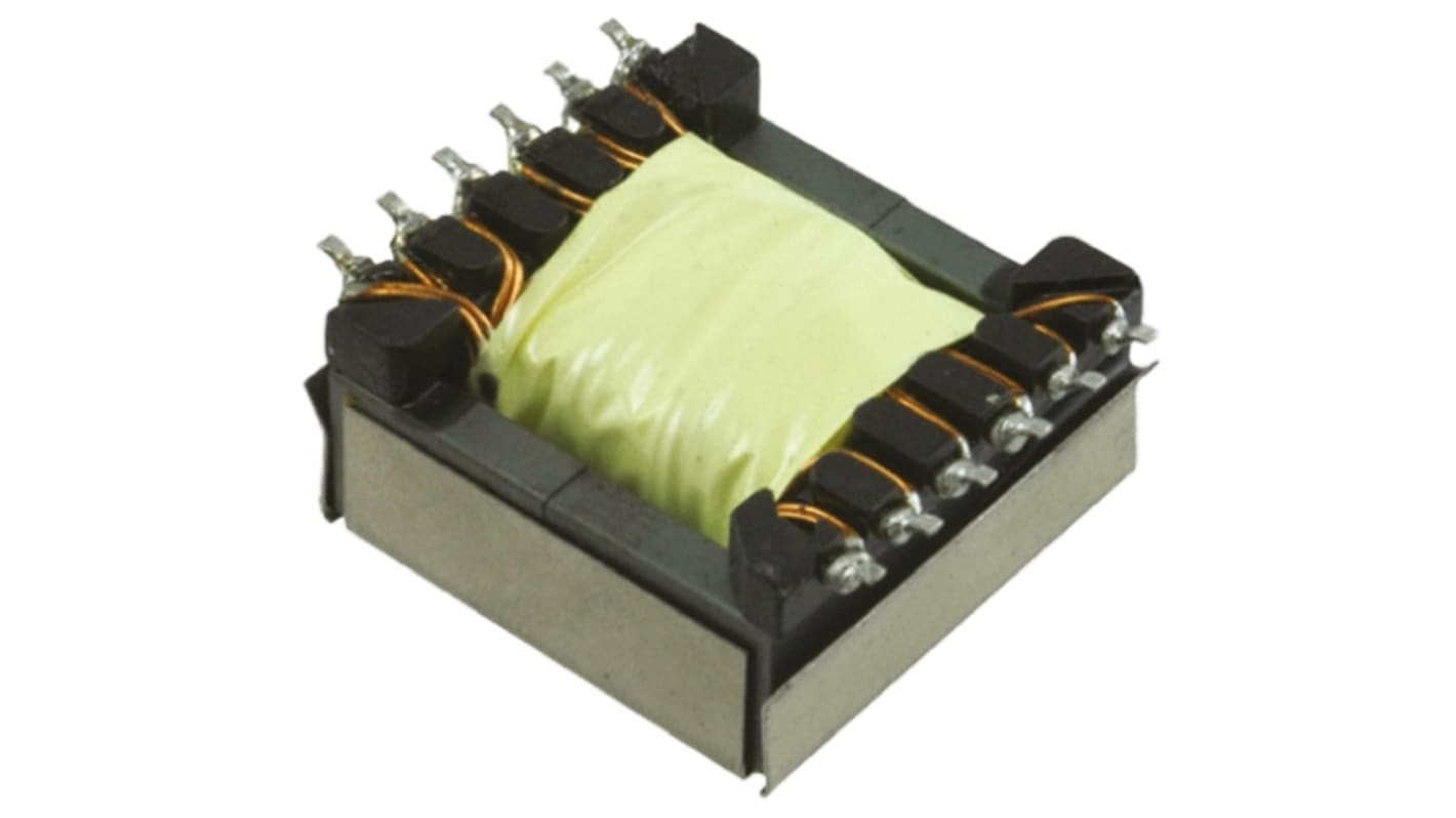 Wurth Elektronik Surface Mount Pulse Transformer 1.5:1 Turns Ratio, 8μH Prim. Inductance, 0.015Ω Prim. Resistance