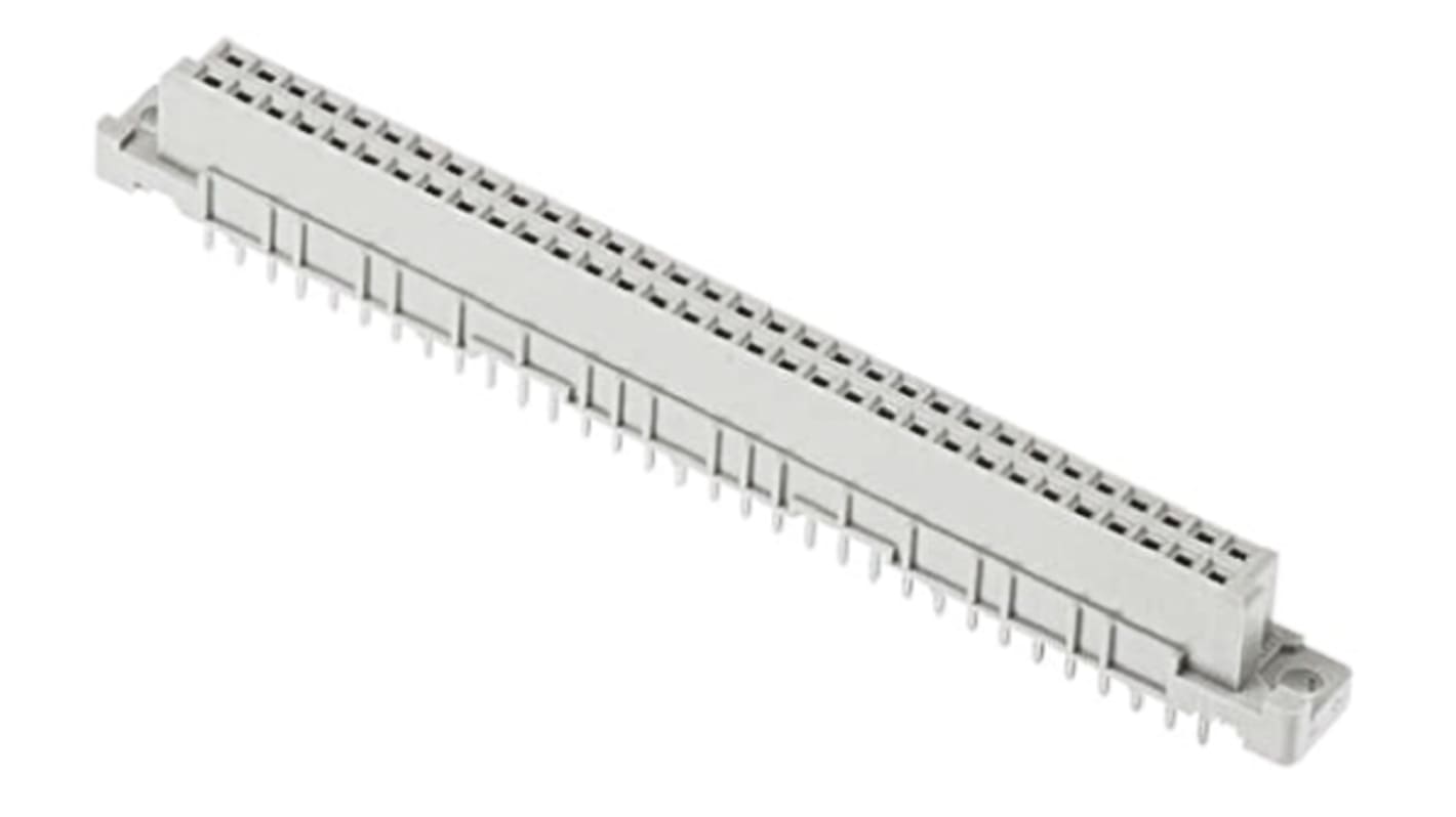 HARTING DIN 41612 64 Way 2.54mm Pitch, Straight DIN 41612 Connector, Socket