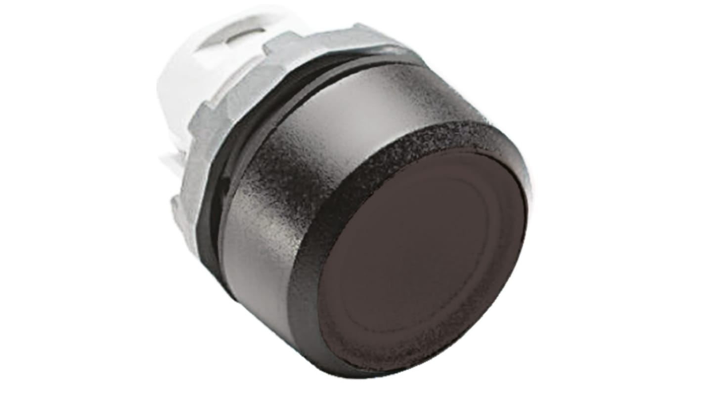 ABB Modular Series Black Momentary Push Button Head, 22mm Cutout, IP66