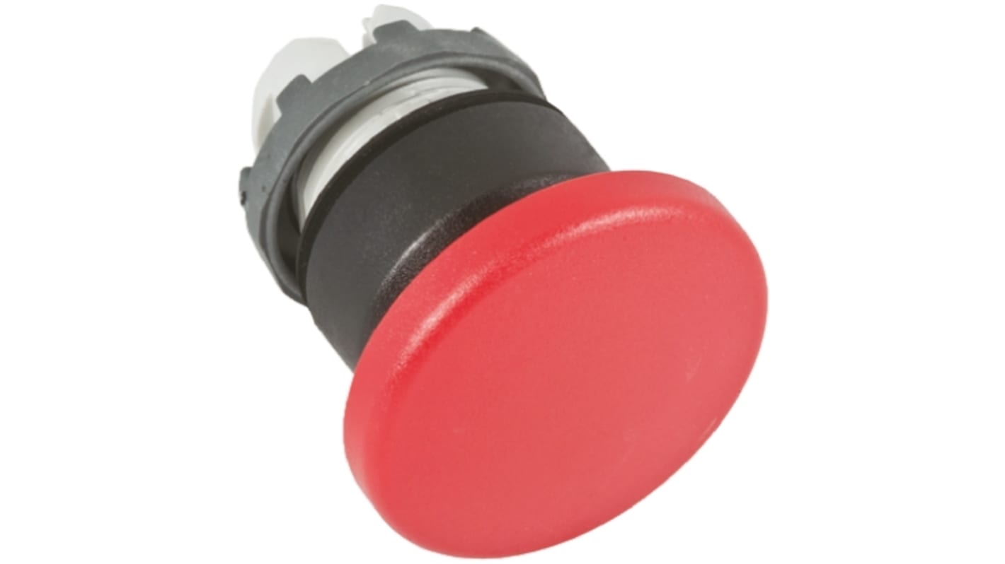 ABB 红色圆形按钮头, Φ22mm开孔, 瞬时, IP66, ABB Modular系列