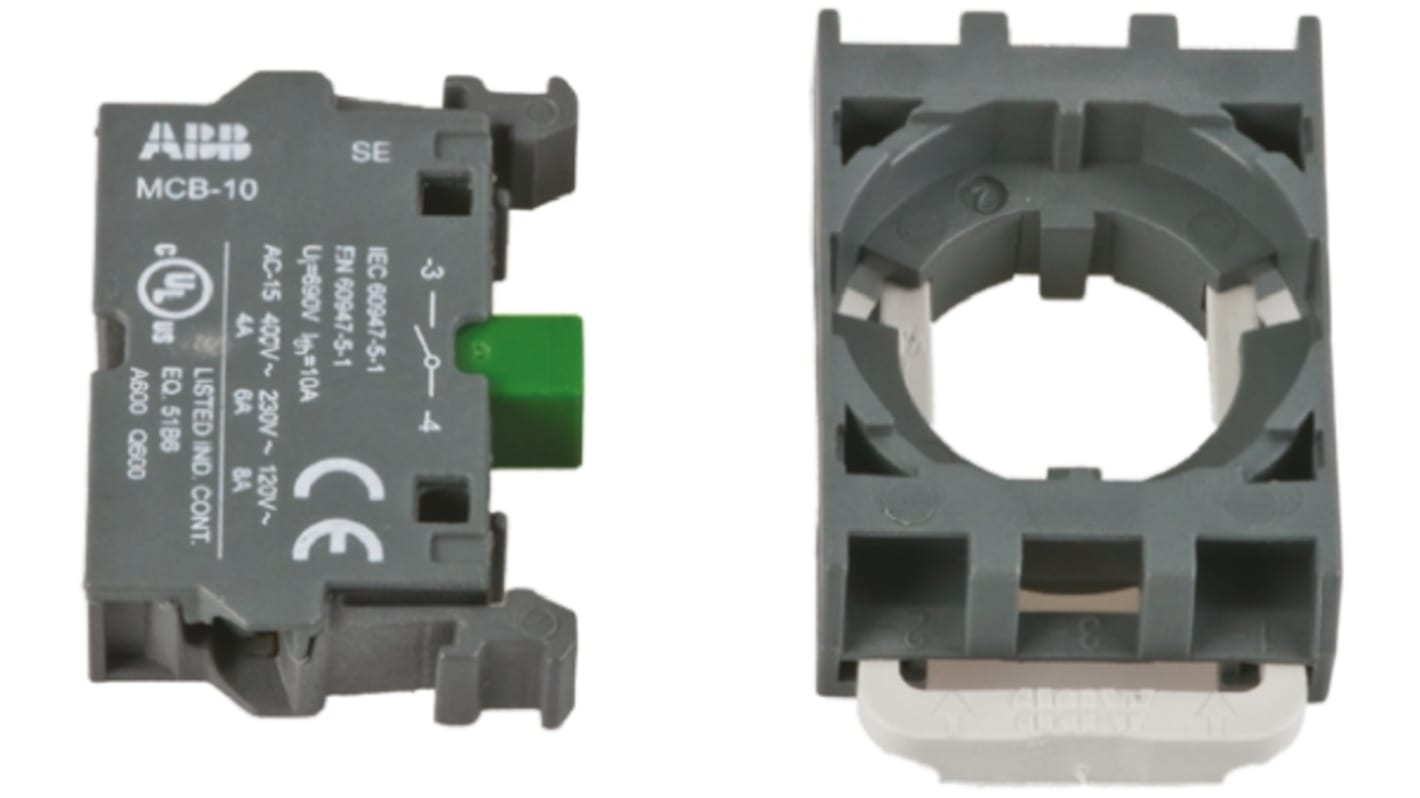 ABB コンタクトブロック 1NO 690V ネジターミナル 1SFA611605R1101 MCBH-10