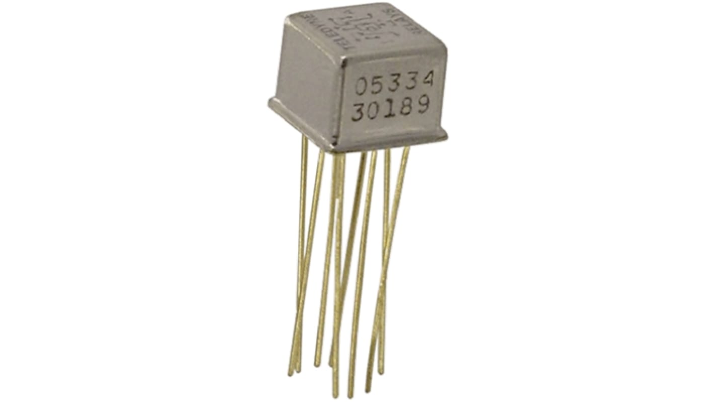 Relè RF Montaggio su circuito stampato, con contatto DPDT, tensione bobina 26.5V cc