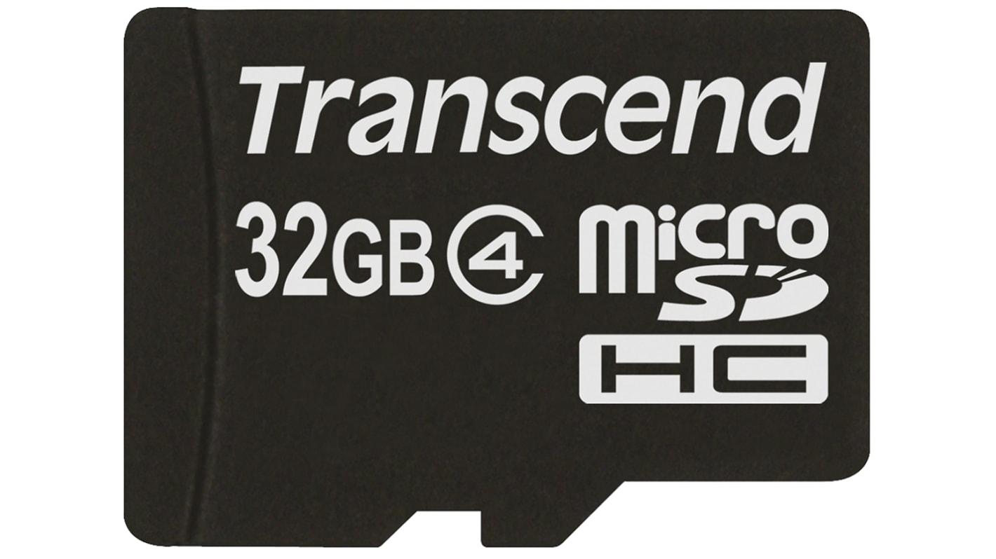 Transcend 32 GB MicroSDHC Micro SD Card, Class 4