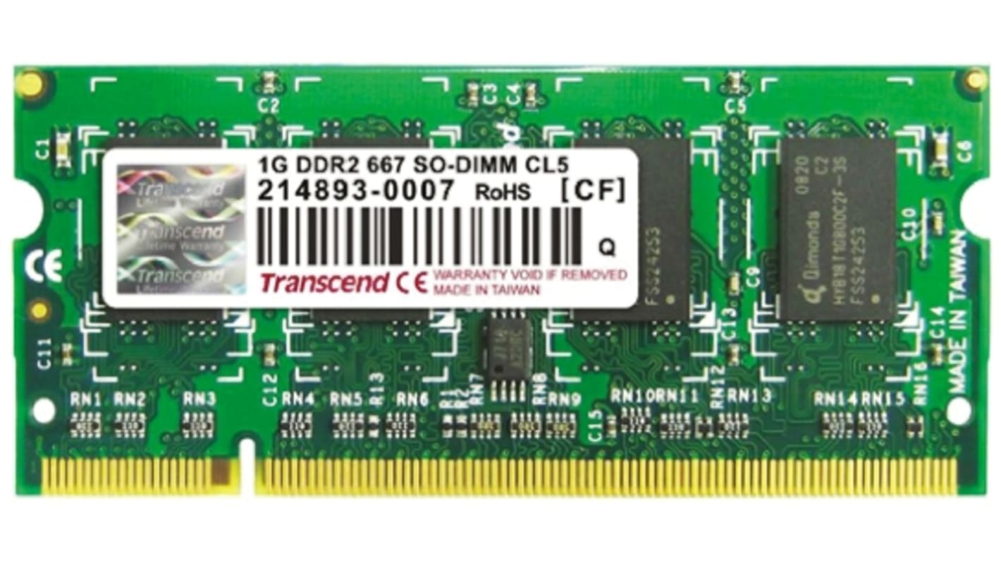 Transcend RAM 1 GB, Laptop, 667MHz