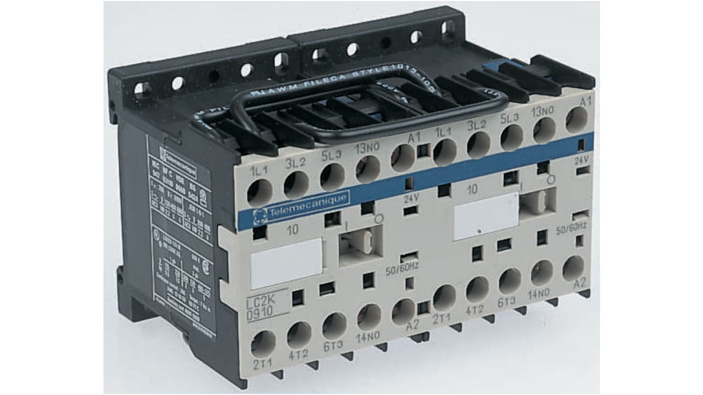 Schneider Electric TeSys K LC2K Reversing Contactor, 230 V ac Coil, 3-Pole, 9 A, 4 kW, 3NO, 690 V ac