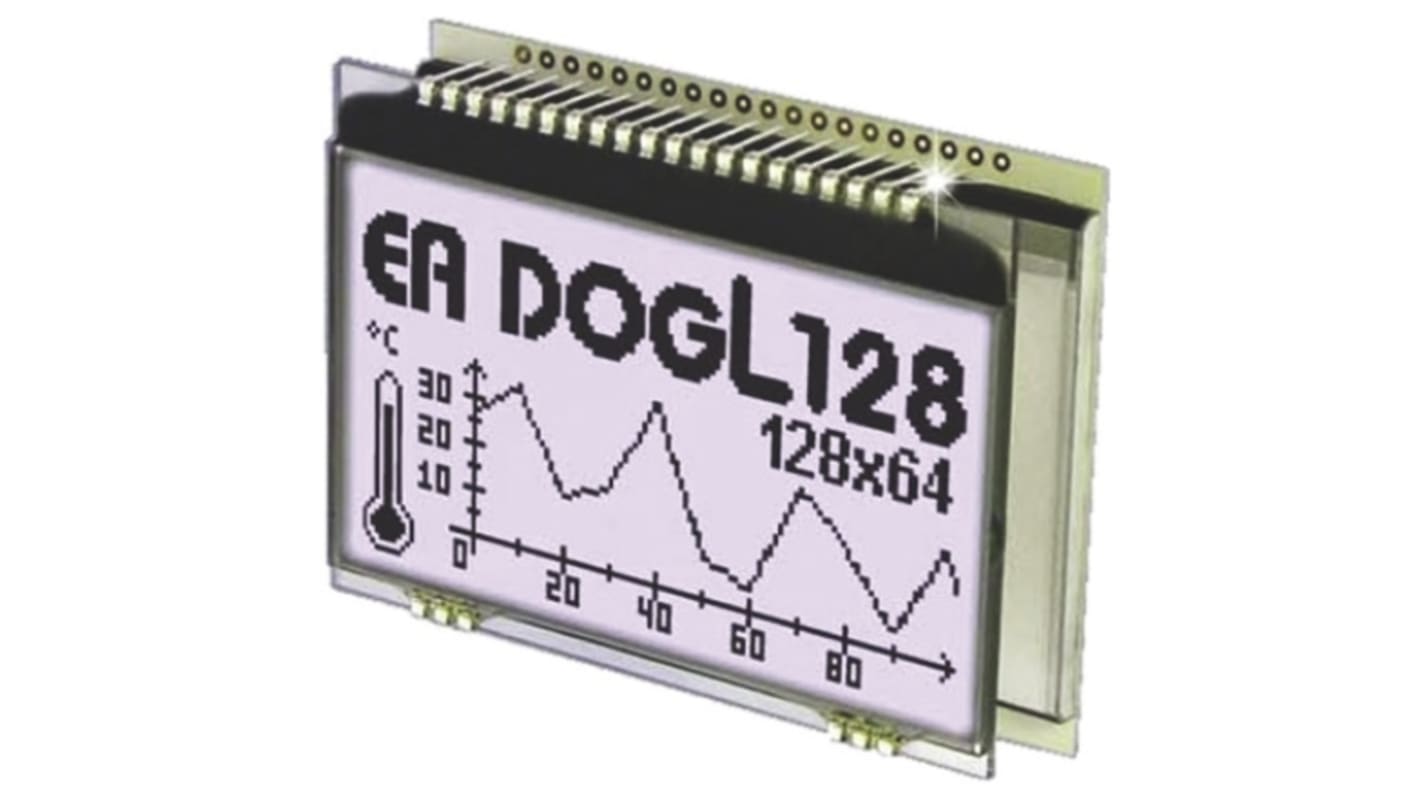 Display monocromatico LCD Display Visions, Grafico, 4, 8x16, 21 caratteri, interfaccia SPI