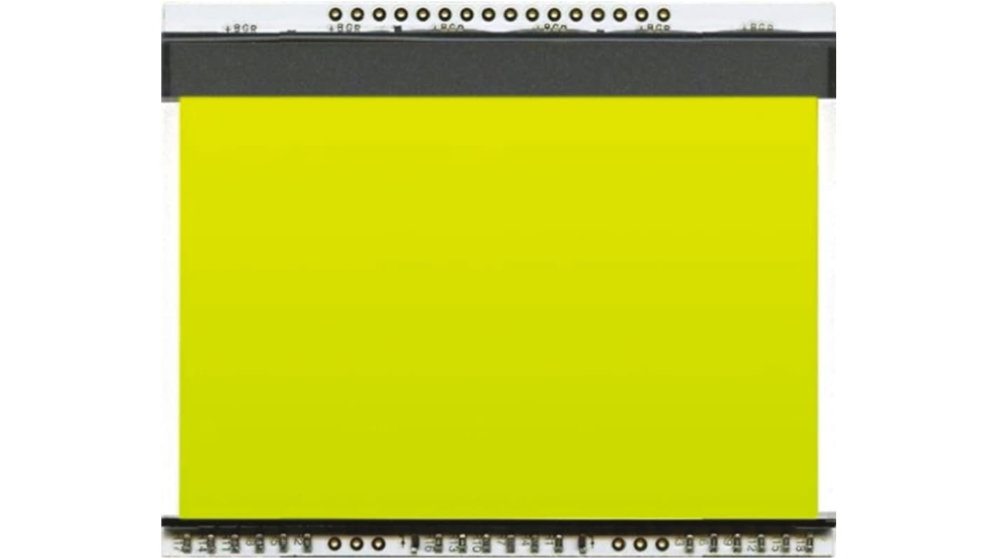 Display Visions LED背光源, 黄皮－绿色, 64 x 78mm