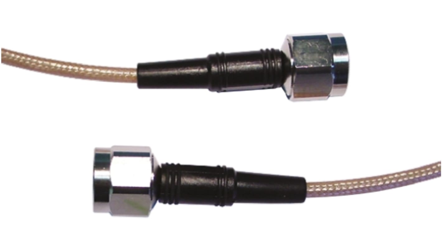 Cable coaxial RG142B Atem, 50 Ω, con. A: Tipo N, Macho, con. B: Tipo N, Macho, long. 500mm