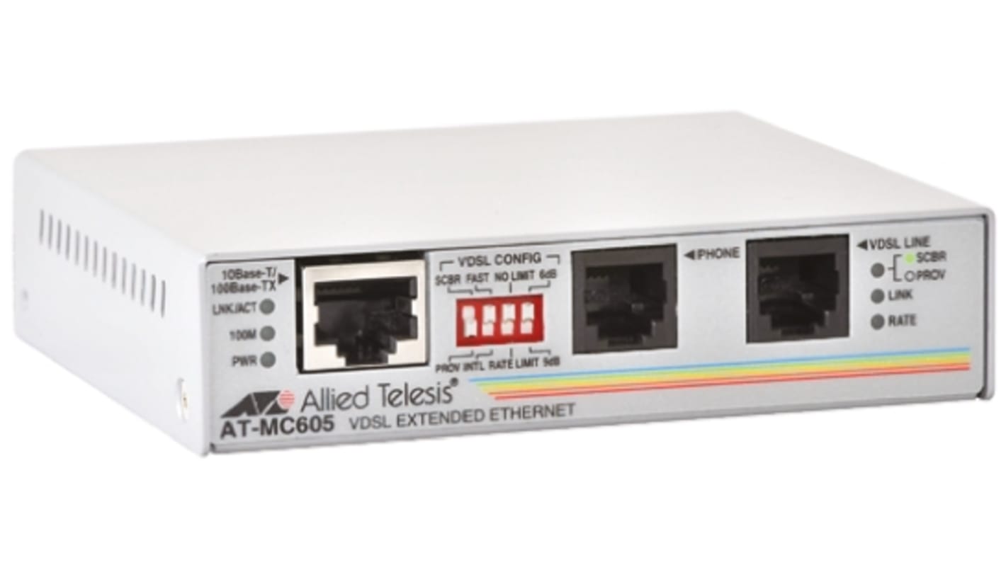 Allied Telesis MC605, 3 Port Network Switch