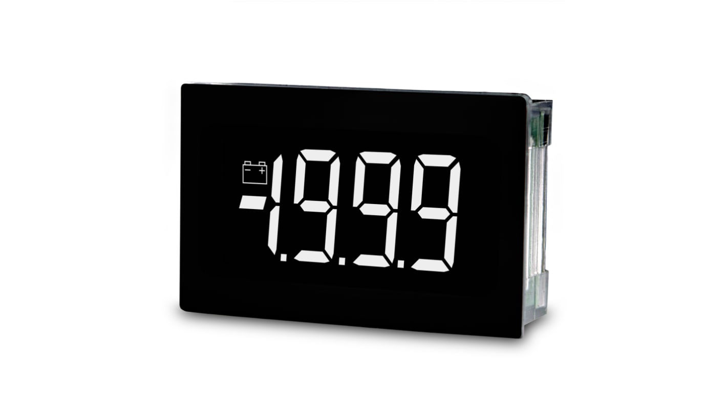 Lascar Digital Voltmeter DC, LCD Display 3.5-Digits ±0.1 %
