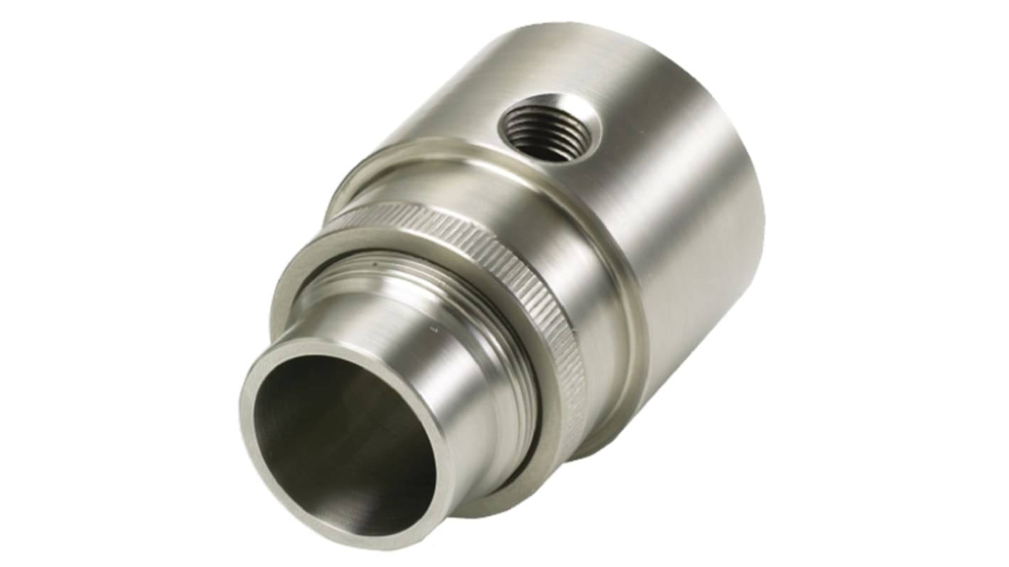 Wzmacniacz przepływu powietrza, Stal nierdzewna, przepływ: 25cfm, średnica: 40mm, G 3/8, 10 barów