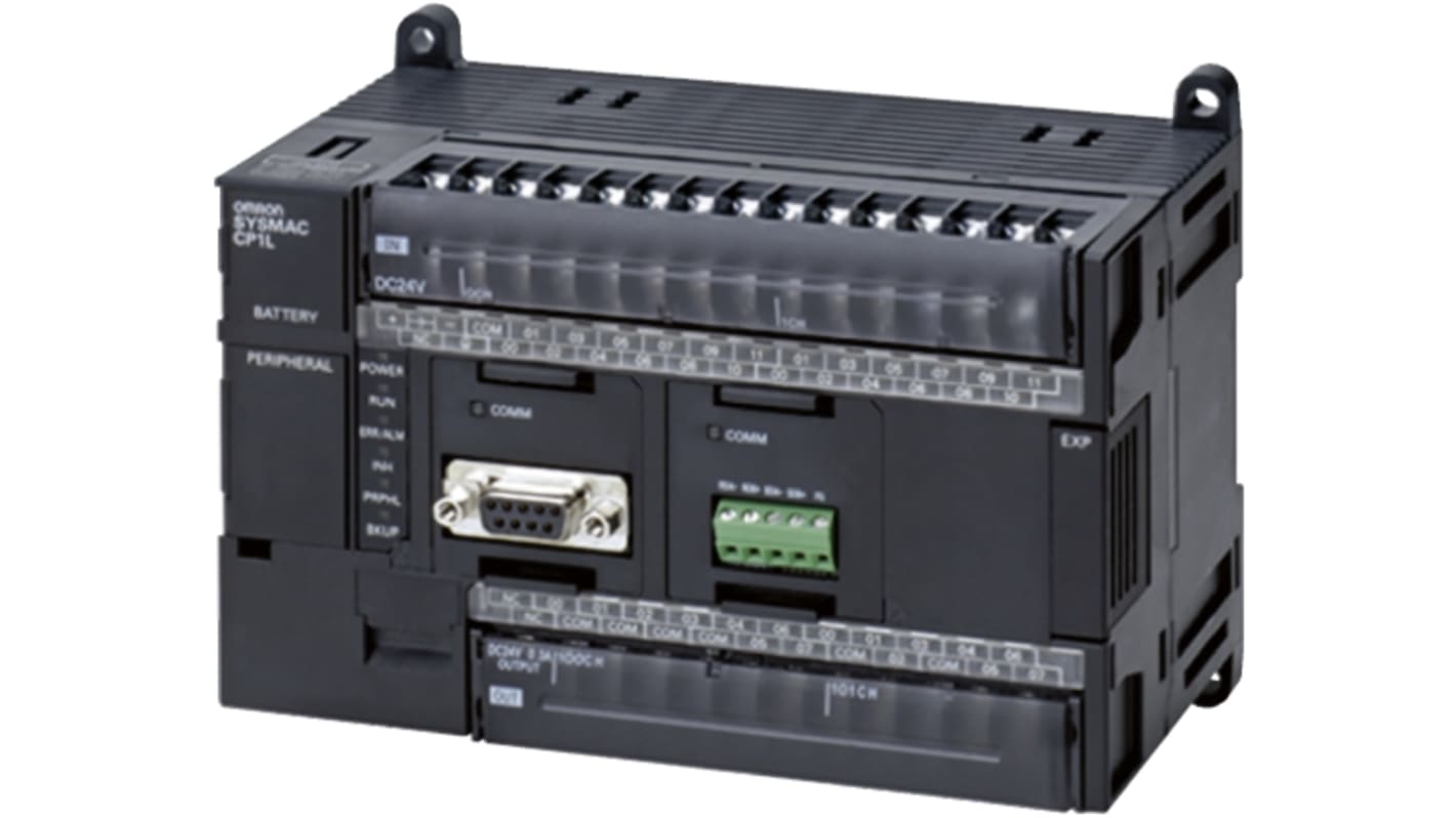 Rs-Online CPU PLC Omron CP1L ingressi: 6 uscite: 4 10 I/O 20.4 → 26.4 V dc