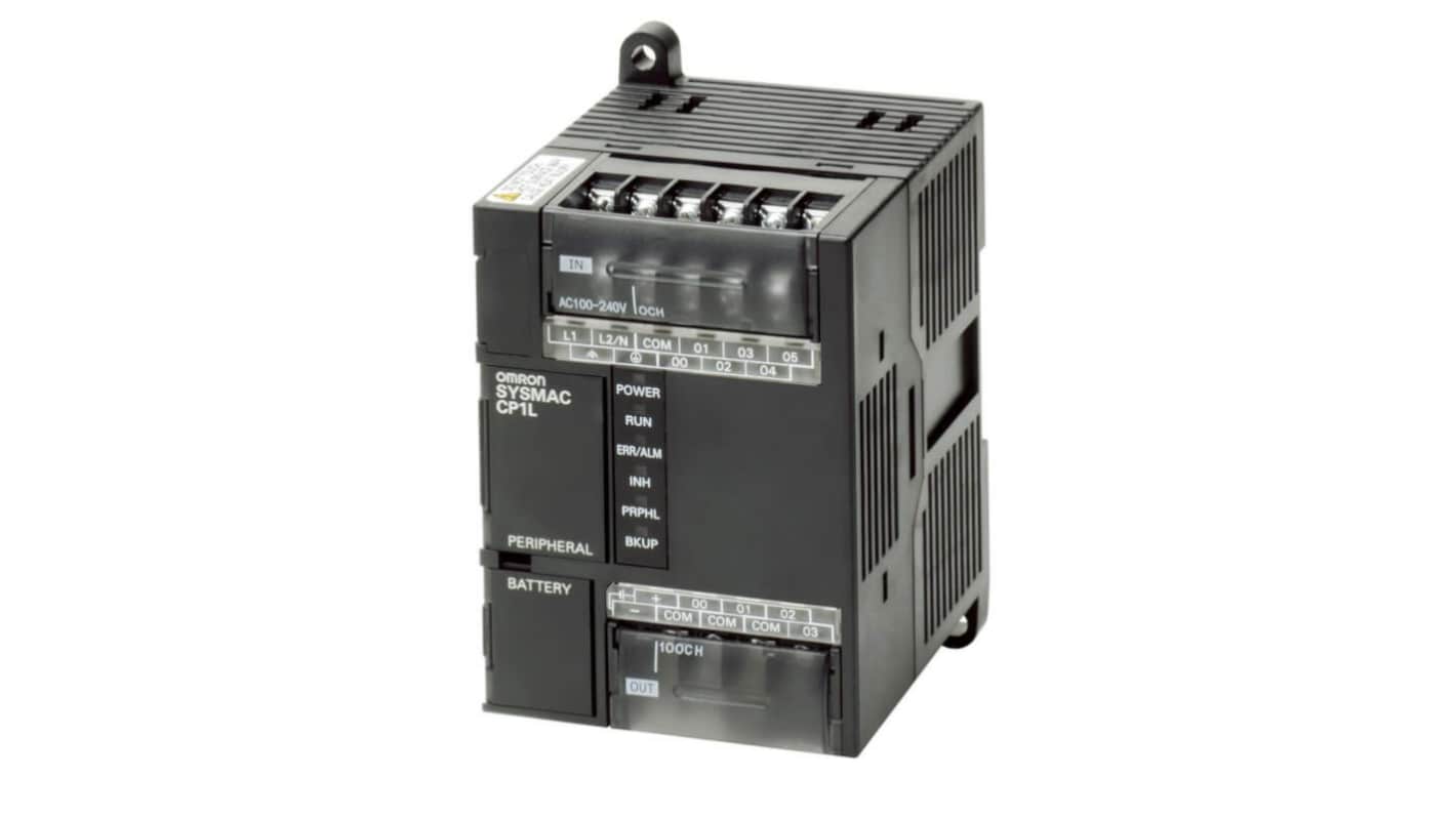 オムロン CP1L PLC (CPUユニット) 6 入力 4 出力 USB 1.1