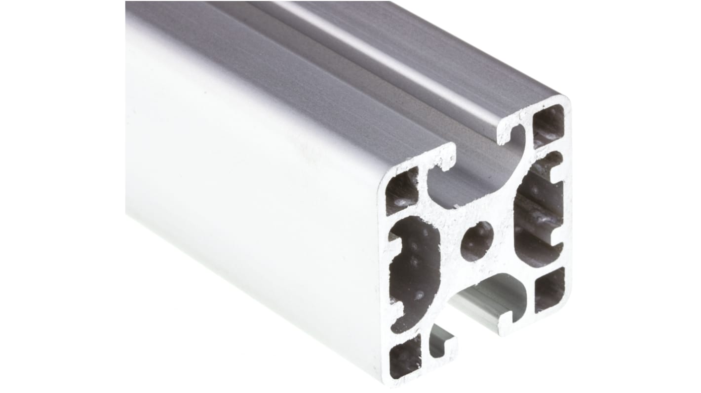 Profil 30 x 30 mm RS PRO Profil rozpórki długość 2000mm rozmiar rowka 6mm liczba rowków 2 Aluminium