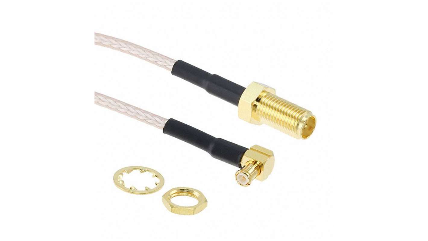 RF Solutions Female SMA to Male MCX, 200mm, Terminated50 Ω