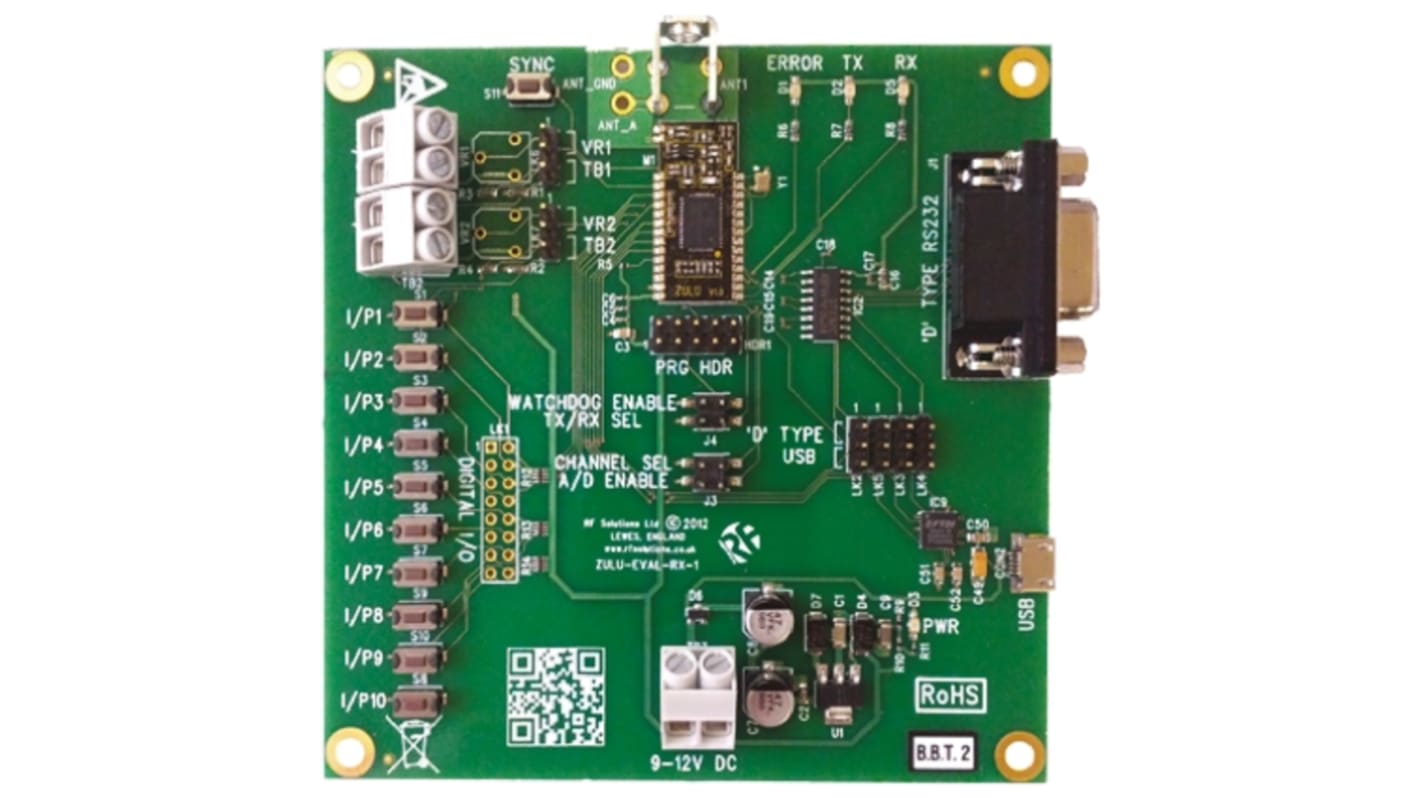 RF Solutions HF-Modul 868MHz bis 256Kbit/s FSK moduliert / +20dBm, 2.2 → 3.6V