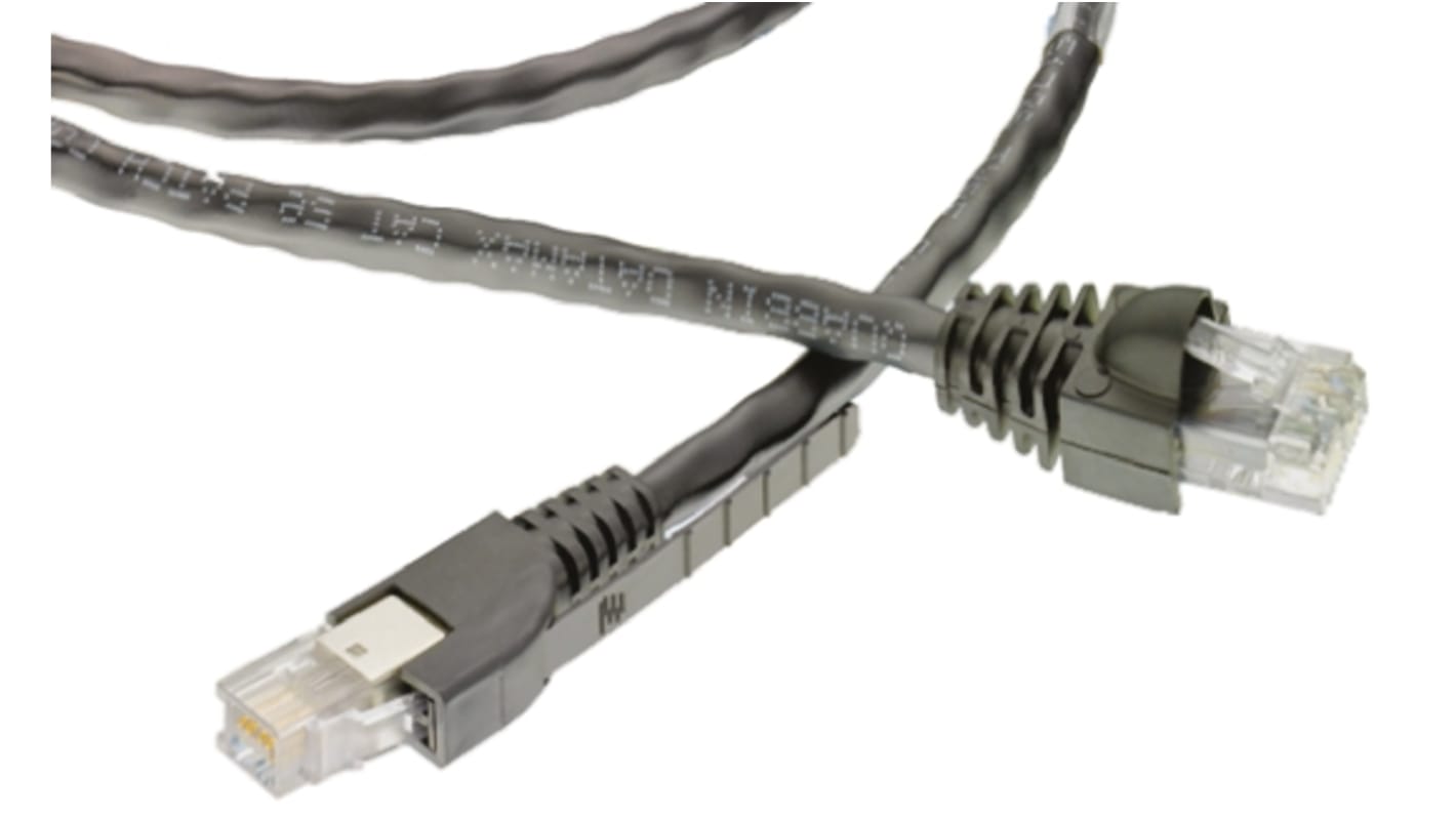 Kabel Ethernet Cat5e długość 10m Z zakończeniem TE Connectivity LSZH l. żył: 8
