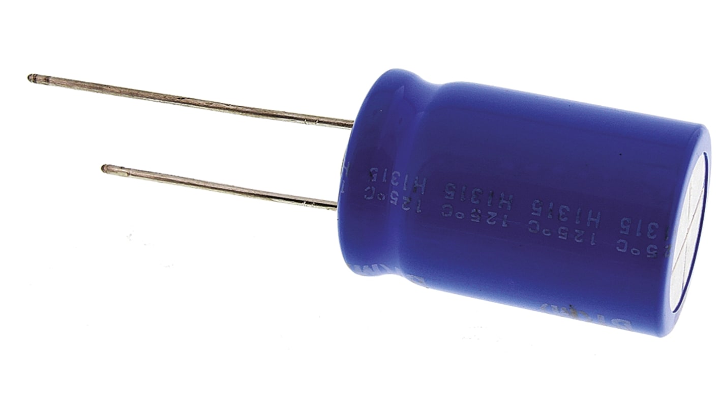 Nichicon BT, THT Aluminium-Elektrolyt Kondensator 100μF ±20% / 200V dc, Ø 16mm x 25mm, bis 125°C