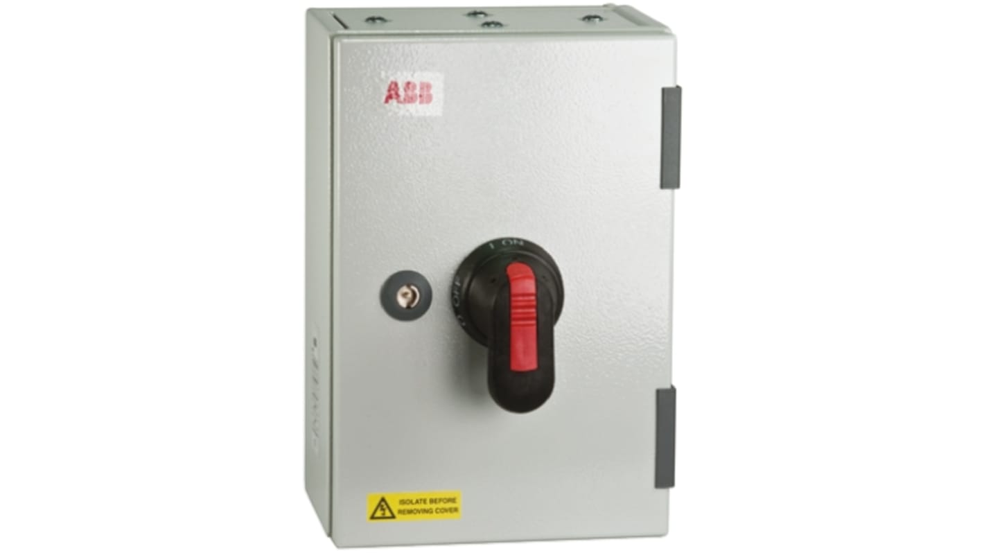 Interruttore di isolamento ABB OT32TPN-A, 3P+N, 40A, 415V ca, IP65