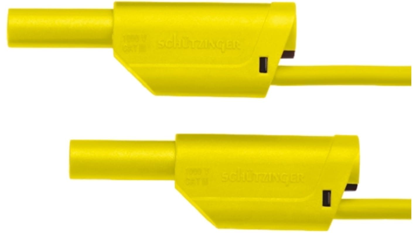 Schutzinger, 32A, 1kV, Yellow, 1m Lead Length