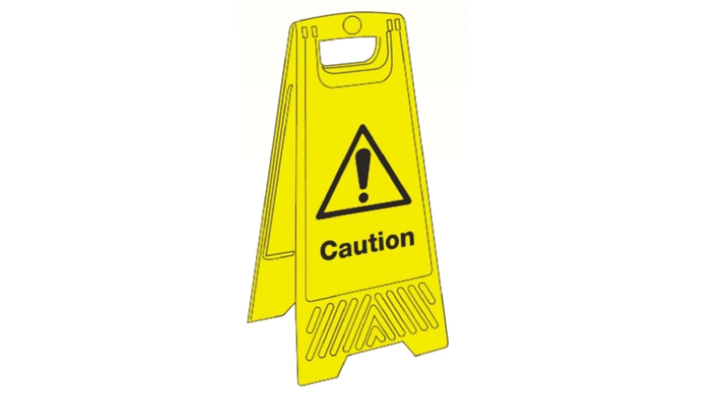 RS PRO General Hazard Hazard Warning Sign (English)