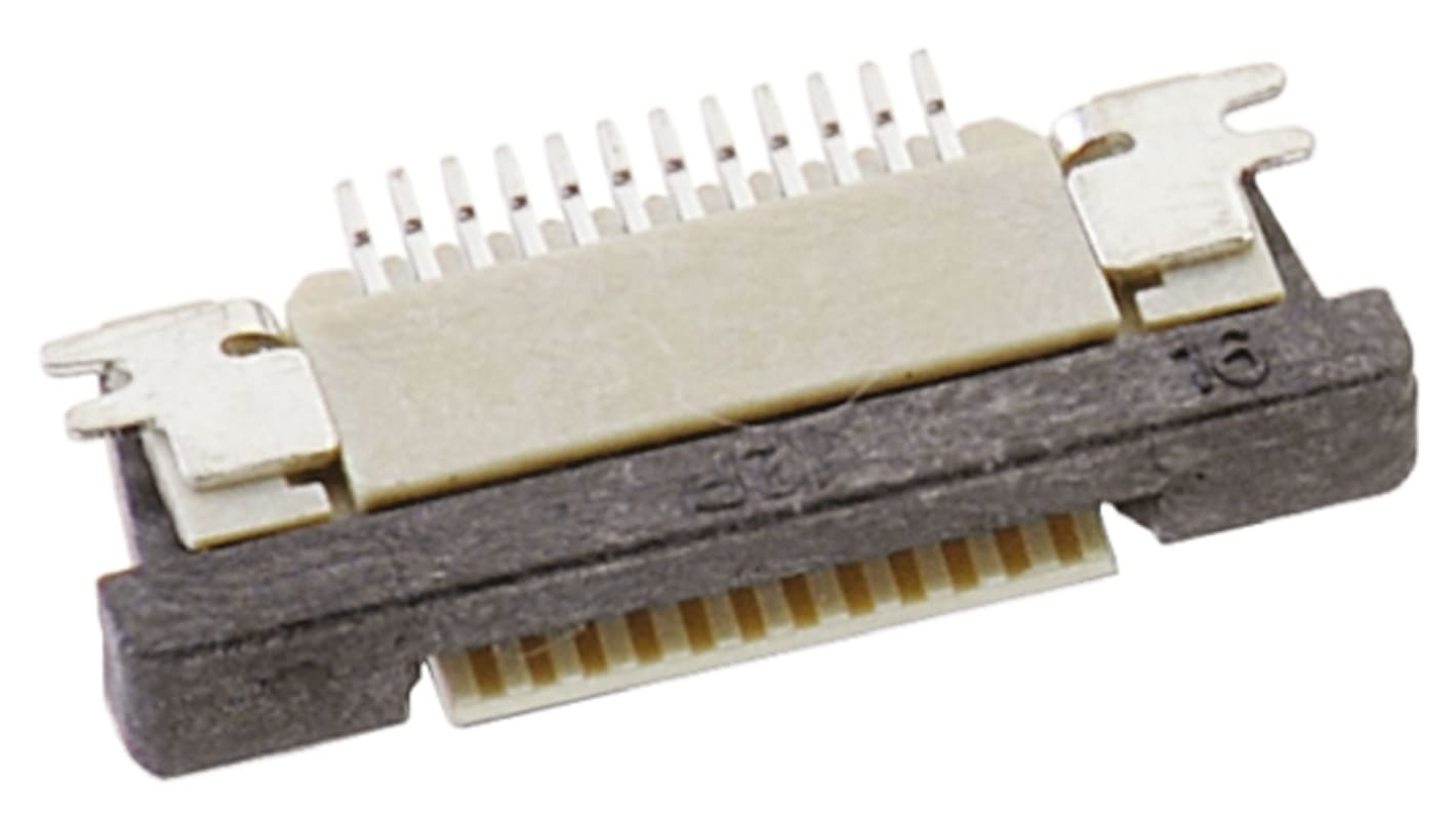 Wurth Elektronik FPC连接器, 10p, 0.5mm间距, 单排, SMT安装, 直向, 500mA, 50 V, 687系列
