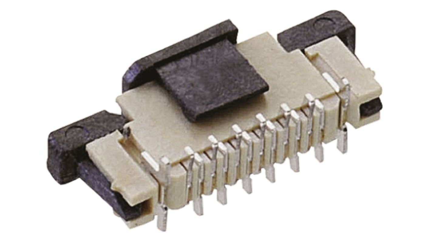 Wurth Elektronik 687, SMD FPC-Steckverbinder, 40-polig / 1-reihig, Raster 0.5mm Lötpin